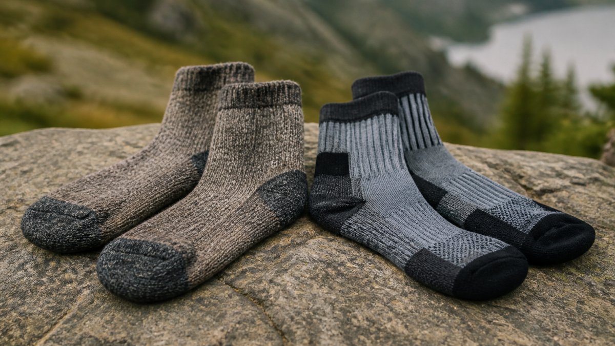 Merino Wool vs Synthetic Socks for Hiking