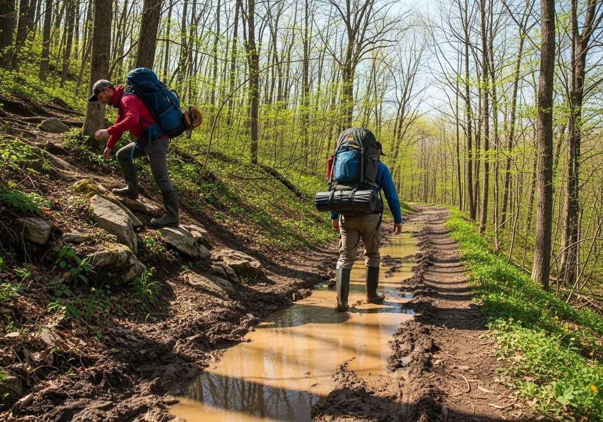 Multi-Day Campers Control Spring's Trail